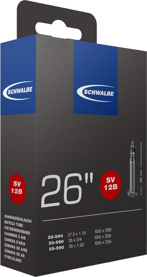 Schwalbe Schlauch 20/28-584/590 SV 40 mm Butyl SV12B | e-bikes4you.com