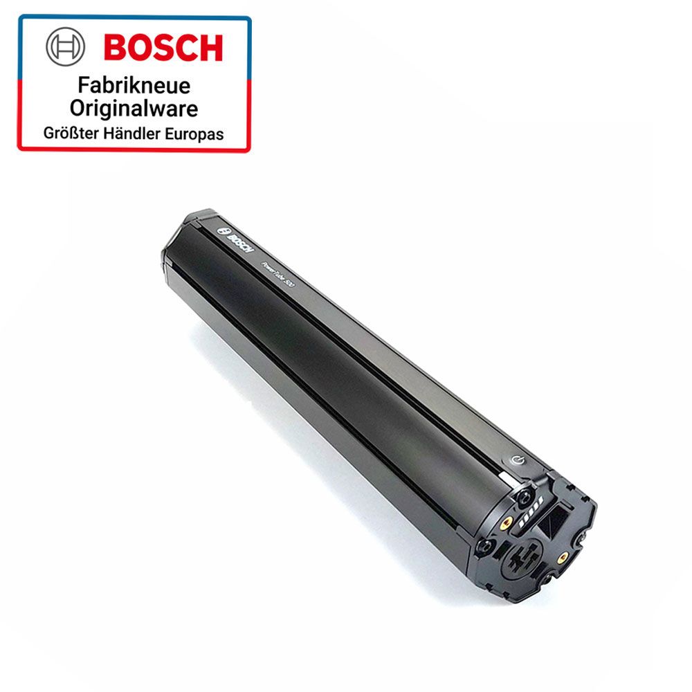Bosch PowerTube 500 Wh integrierter Akku horizontal|e-bikes4you.com