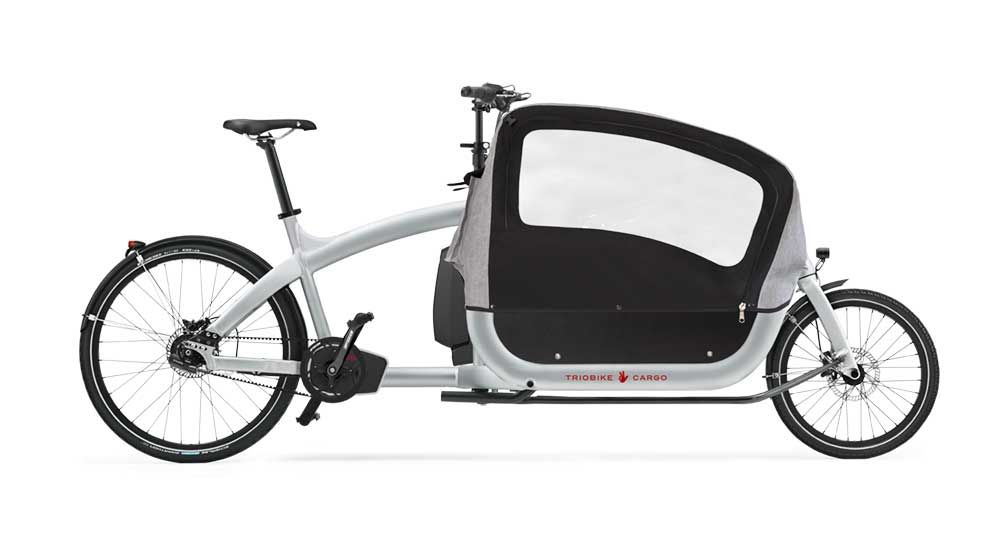 Triobike cargo E Lastenrad mit BionX Antrieb | e-bikes4you.com