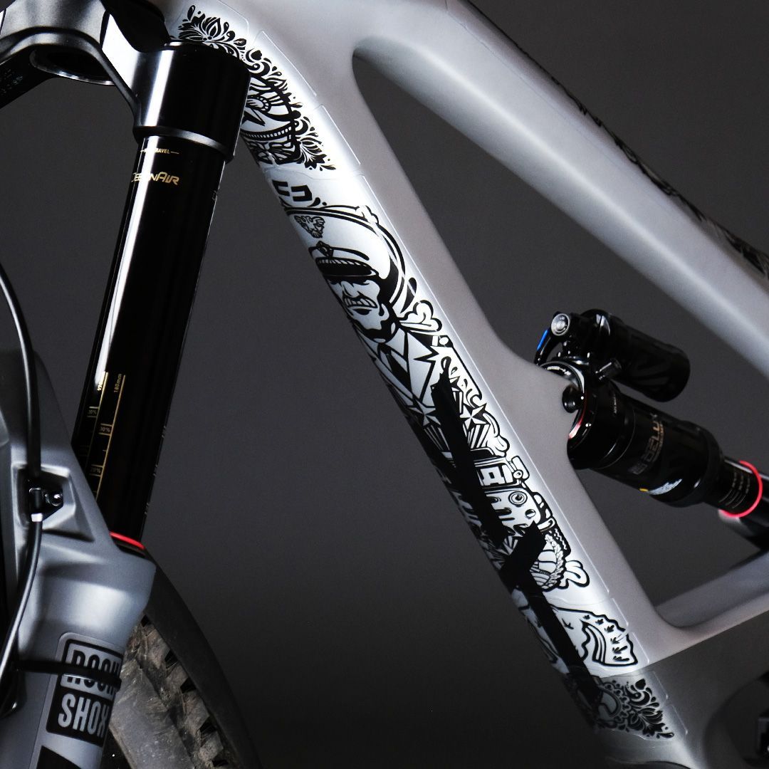 Unleazhed - BP01 Schutzfolie frame dawai black glossy | e-bikes4you.com