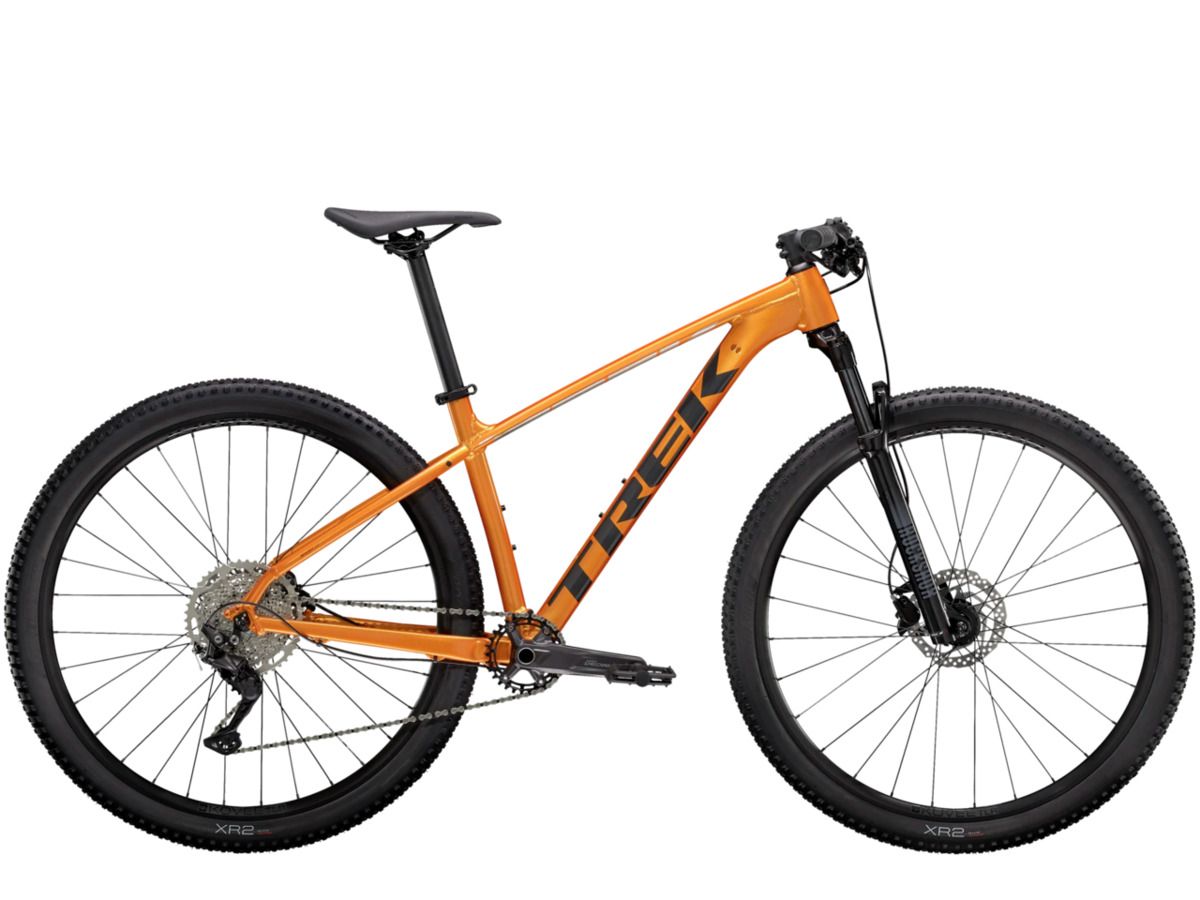 Trek X-Caliber 7 Factory Orange / Lithium Grey - Größe M/L - gebraucht -  200 km | e-bikes4you.com