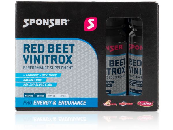 Sponser Red Beet Vinitrox Trinkampullen 4x 60 ml Ampullen