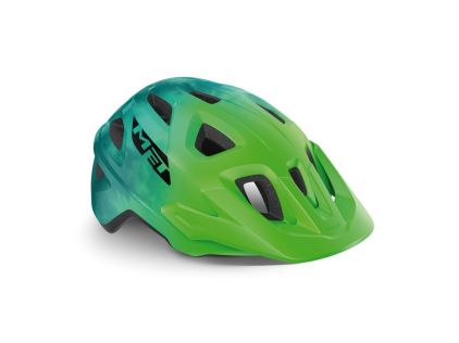 Fahrradhelm Met Eldar grün tie-dye, matt Unisize (52-57)      