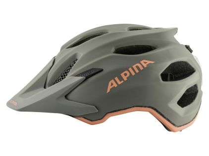 Fahrradhelm Alpina Carapax Jr. Flash moon/grey/peach matt, Gr.51-56cm        