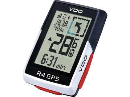 VDO Fahrradtacho R4 GPS Top Mount 17 Funktionen