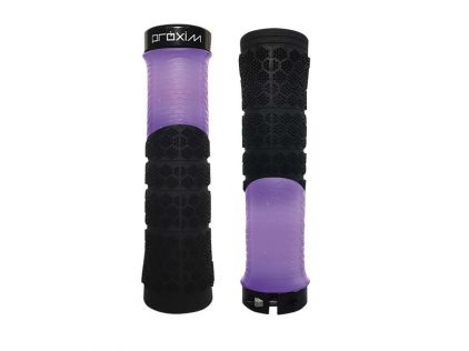 Prologo Lenkergriffe Proxim X-Shred schwarz/purple, 135mm