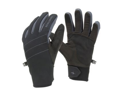 Handschuhe SealSkinz All Weather schwarz/grau, Gr.XL (11), Fusion Control