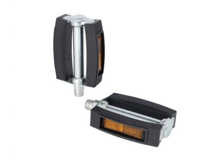 XLC Universal Pedal Gummiblock schwarz, 9/16",Reflektor