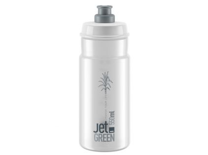 Elite Trinkflasche Jet Green 550ml, klar/grau, Biokunststoff         