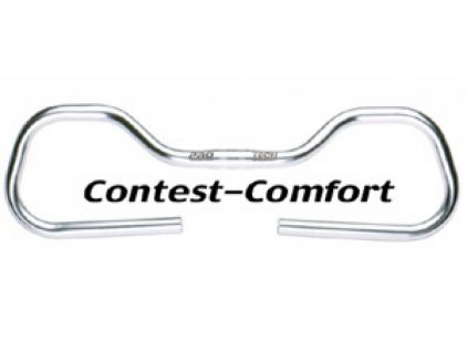 ergotec Lenkerbügel Contest Comfort Alu, Ø25,4mm, 570mm, silber/eloxiert, 3°