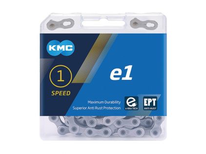 Kette KMC e1 EPT für Nabenschaltung 1/2 x 3/32", schmal, 110 Glieder, silber