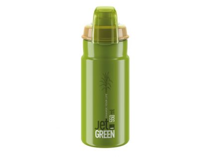 Elite Trinkflasche Jet Green Plus 550ml, grün/oliv, Biokunststoff         