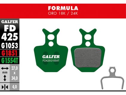 Galfer Bremsbelag Pro, Formula – Oro 18K/24K