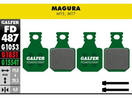 Galfer Bremsbelag Pro Magura - MT5, MT7