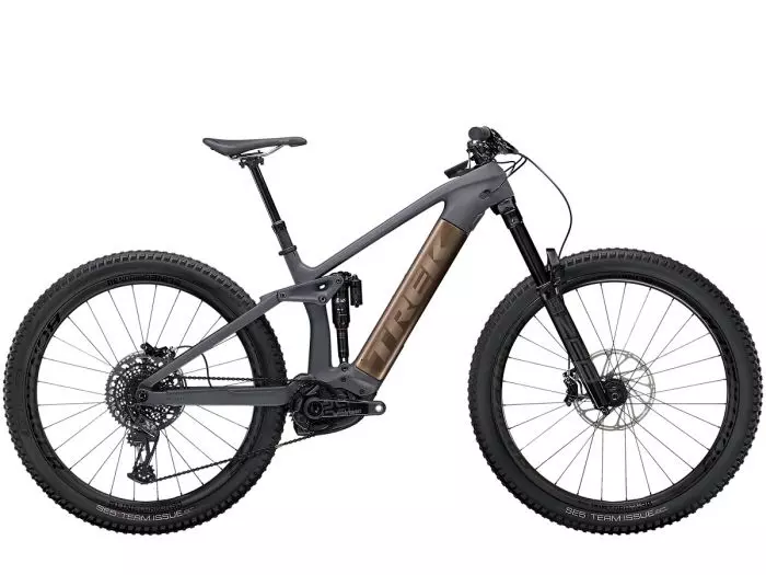 Trek Rail 9.9 Solid Charcoal to Root Beer Ano Decal | e-bikes4you.com